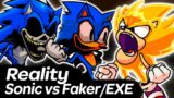 Reality Charted – Faker/EXE vs Sonic | Friday Night Funkin'