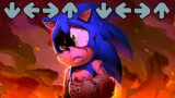 Sonic EXE ALL STAGES Friday Night Funkin' be like + Amy Rose & Knuckles – FNF