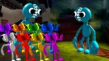 TEAL VS Teal Rainbow Friends All Phases | Friday Night Funkin Mod Roblox